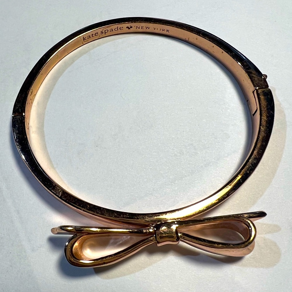 Kate Spade New York Rose Gold big bow Bracelet